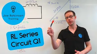 How to Calculate Inductive Reactance Impedance for a Resistor an Inductor connected in Series Q1