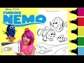Coloring Finding Nemo Dory Coloring Book Page Colored Markers Prismacolor KiMMi THE CLOWN