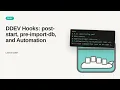 DDEV Hooks post-start pre-import-db and Automation Docker DevOps Tutorial