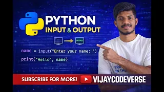 How to Take User Input in Python print Explained Eng Telugu