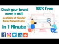 Check Domain Social Username Availability Across Multiple Networks in 1 Minute Free - Namecheckr