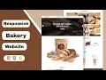 Bakery Website Using HTML - CSS