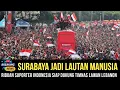 Download Lagu TRENDING 1 DUNIA❗SURABAYA TUMPAH RUAH RIBUAN SUPORTER INDONESIA PADATI STADIN GBT SIAP DUKUNG TIMNAS