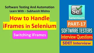 17 - HowTo Handle iFrames In Selenium
