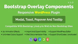 Bootstrap Overlay Components - Responsive WordPress Plugin Codecanyon Scripts and Snippets