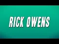 Download Lagu Ufo361 - RICK OWENS ft. Ken Carson (Lyrics)