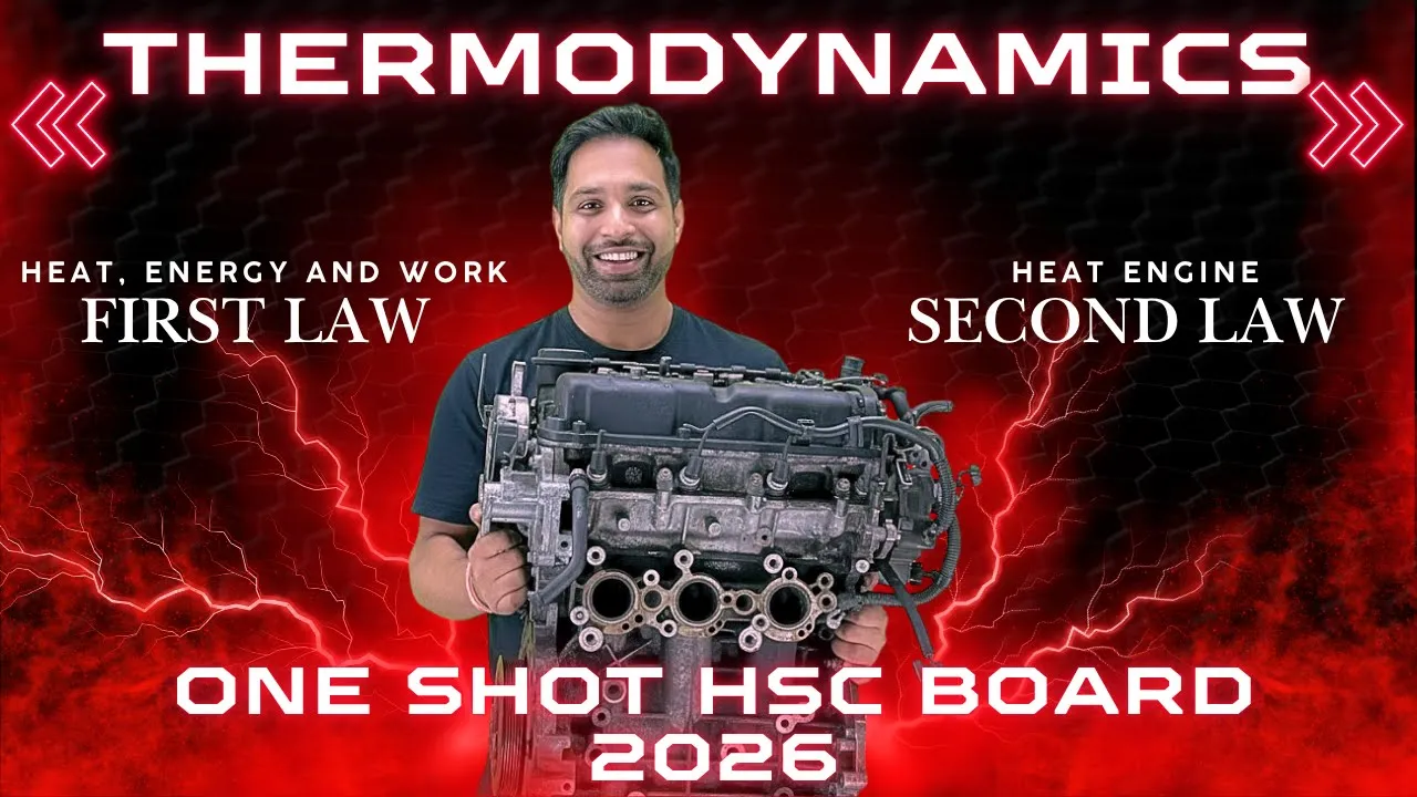 Thermodynamics One Shot | HSC Board Physics Chapter 4 | Full Chapter Revision for 2025 Board Exam