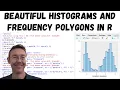 Histograms and Frequency Polygons in R