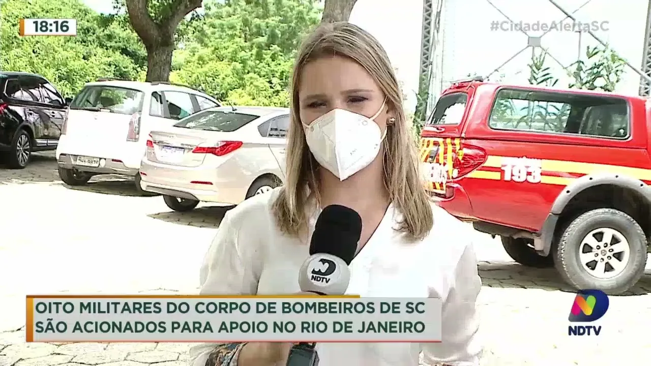 Bombeiros catarinenses são acionados para apoio em Petrópolis