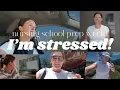 VLOG getting my accelerated nursing school schedule volunteering resetting before school