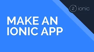 How to Make an Ionic 2 App WifeAlert ha