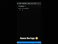 Guess the logo design using python turtle Python in 1 min