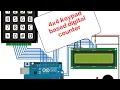 4x4 keypad based digital countdown using arduino