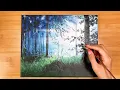 Download Lagu Forest | Acrylic Painting Tutorial | Sophia Art