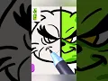How to draw a Grinch