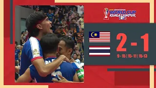 sorotan perlawanan malaysia 2 1 thailand final berpasukan regu 1 istaf world cup 2024