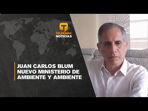 Juan Carlos Blum nuevo ministerio de ambiente y ambiente