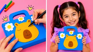 💙 Aku Punya Tas Kapibara Lucu! 👜🎉 DIY & Aktivitas Kreatif Lainnya