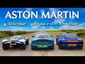 Lagu Aston Martin Valkyrie v Vanquish v V12 Vantage: DRAG RACE
