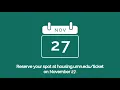 Room Sign-up Claiming Your Ticket