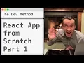 React App from Scratch part 1