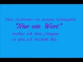 wir sind helden - nur ein wort (lyrics)