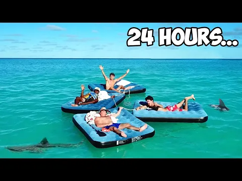 Download MP3 Surviving 24 Hours In The Ocean!