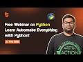 Python Webinar Unlock Career Opportunities Learn Automation