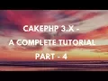 Cakephp 3 4 - Complete Tutorial