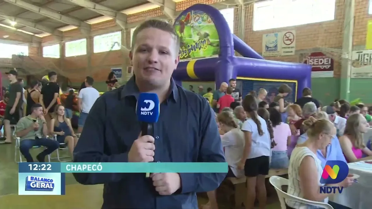 Domingo foi de muita alegria na Sede Figueira em Chapecó, com atividades para toda família