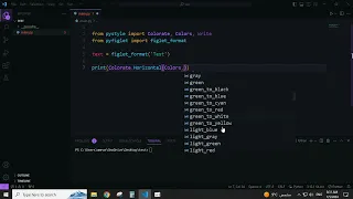 How To Make Amazing Text Style Using pystyle and pyfiglet