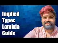 Understanding Implied Anonymous Types in Lambda Expressions A Guide