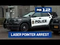26-year-old arrested in Corvallis for pointing laser at officer in parked patrol car