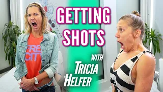 we got vitamin injections in our cheeks s2e7 with tricia helfer and katee sackhoff