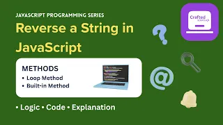 Reverse a String in JavaScript Coding Interview Question for Beginners