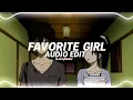 Lagu favorite girl - justin bieber [edit audio]