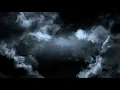 Extreme thunder and lightning storm sounds with howling wind