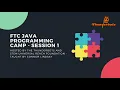 FTC JAVA Programming Camp - Session 1