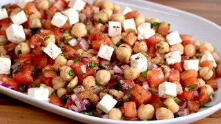 ENSALADA BALELA: La ensalada de garbanzos más fresca y deliciosa de Oriente Medio