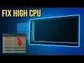 How To Fix High CPU Usage in Windows 11 Quick and Easy