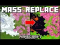 Minecraft Bedrock - How To Mass Replace Blocks