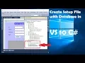 How to Create Setup File in c net Windows Application With Database mdf Step By Step
