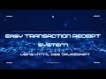 Easy Transaction Receipt System Using HTML CSS JavaScript Full Tutorial