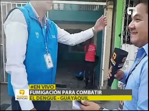 Fumigación para combatir el dengue - Guayaquil