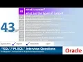 Oracle PL SQL interview question What is cursor and what are the types of cursor in oracle