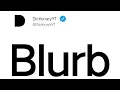 Blurb Meaning in English
