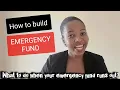 HOW TO REBUILD YOUR EMERGENCY FUND personal finance