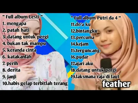 Download MP3 Kumpulan Dangdut Populer - Lesti, Putri Da 4, terbaru | feather 2-04-2021