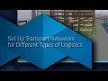 visTABLE tutorial Set up transport networks for different types of logistics