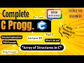 Structures - Part 2 Array of Structures Lecture 34 C Programming Full course for Beginners
